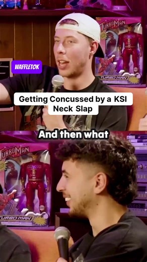 Calfreezy gets concussion from KSI neck slap. #calfreezy #ksi #thefellas #ab #thefellaspodcast