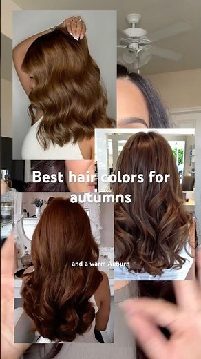 Best Hair Colors for Autumns | Soft, True, and Deep Autumn Shades #haircolor #coloranalysis