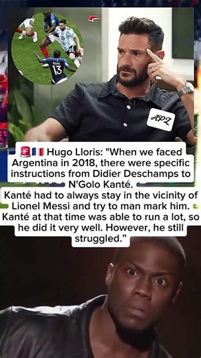😱 Even Kanté Couldn't Stop Messi! Hugo Lloris Reveals the Truth 🇦🇷🐐 #ViralShorts