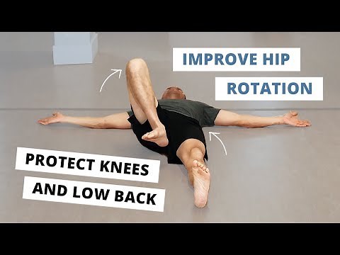 Supine Dynamic Hurdler (Hip Internal/External Rotation Mobility Exercise)