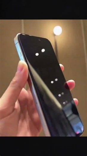 Testing a privacy screen protector in real life.