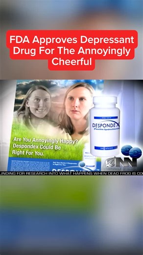 The Onion on Instagram: "FDA Approves Depressant Drug For The Annoyingly Cheerful"