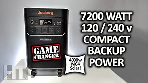 The biggest Jackery ever! Jackery solar generator 5000 plus home backup power