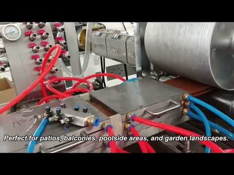 EVERJADE Welcome to our WPC decking production line#qualityflooring #wpcfactory #wpcdecking