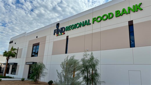 New Find Food Bank warehouse