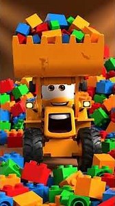 Satisfying LEGO Loader Action: Picking Up The BIGGEST Bricks! ✨ #shorts