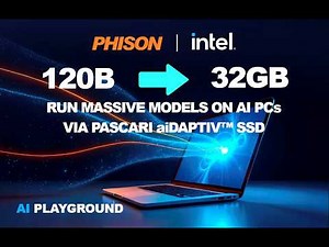 Phison SSDs For 120B Models in AI Playground
