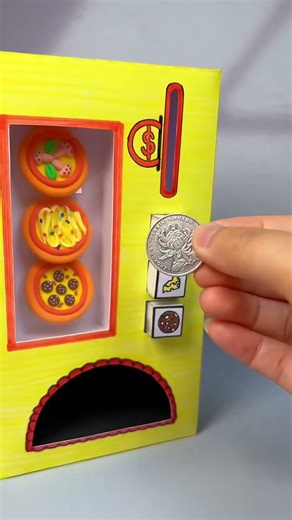 DIY Paper Pizza Vending Machine~Papercraft Creativity #shorts #papercraft