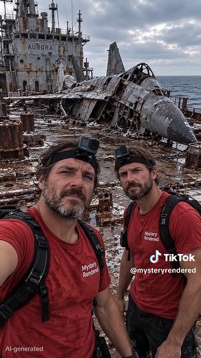 Entramos en el Triángulo de las Bermudas y encontramos un buque abandonado con un caza y algo todavía más extraño en cubierta… (ciencia ficción) #Bermudas #Misterio #Exploración #OVNI #barco
