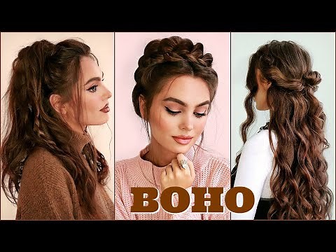 Quick HEATLESS Hairstyles for Fall🍂Boho Hair Tutorial