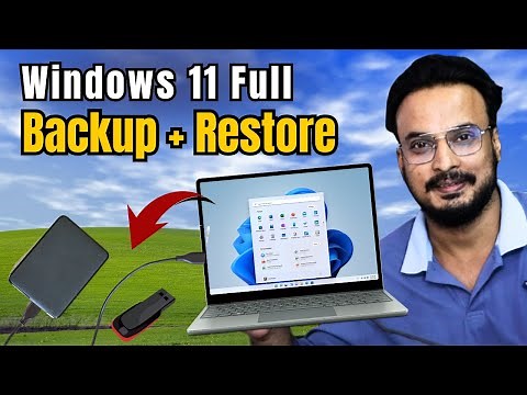 How to Fully BACKUP Windows 11 & Restore Windows 11 Backup (Step by Step) 2024