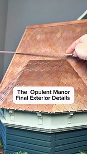 I'm renovating a Victorian dollhouse and need your input on the gable design. Should I add trim to the right, middle, or keep it off? I'd love to make it work as a fairy house or room. 🏡 #dollhousemakeover #exteriordesign #diyproject #homerenovation #victorianhouse #dollhouserenovation #hobby #miniatures #theopulentmanor | DomnDiva Design