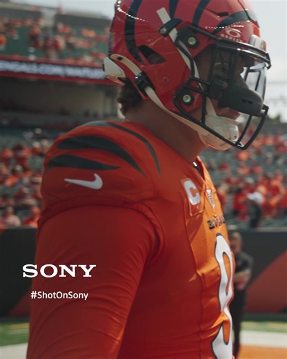Start strong. Finish stronger. Sony Electronics | #ShotOnSony | Cincinnati Bengals