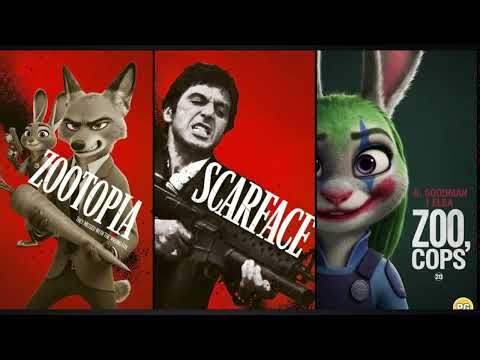 Zootopia 2 Parody of Famous Animated Movie Posters