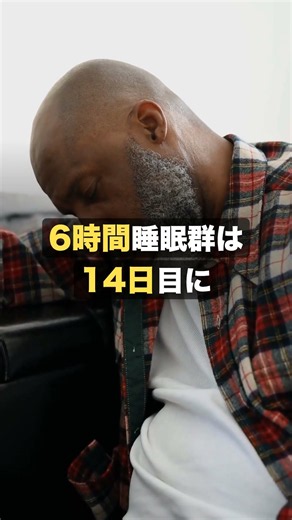 6時間睡眠の大丈夫は錯覚 14日で24時間不眠相当