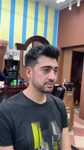 Cắt tóc cho anh tây.. 🫵🏻💇🏻‍♂️ #vietdreamersbarbershop #cattocnam #hanoibarber #roug #quiff