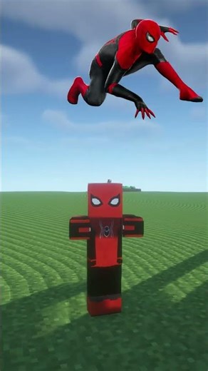 Minecraft Spiderman Mod | Tüm Varyantlar #minecraft#spiderman#edit