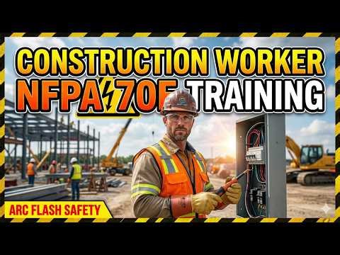 Construction Worker NFPA 70E Training From SafetyVideos.com