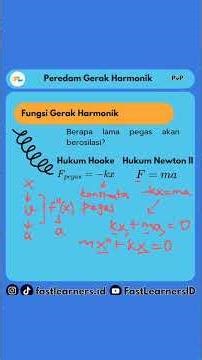 Gaya osilasi pegas tanpa henti #fastlearners #samasamapaham #pvp #python #gerakharmonik