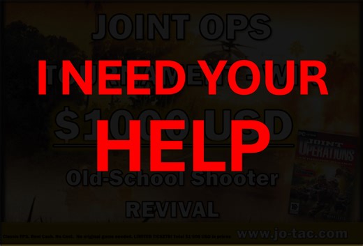 I need your HELP - We are so close!!! news - Joint Ops: TAC mod for Joint Operations: Typhoon Rising