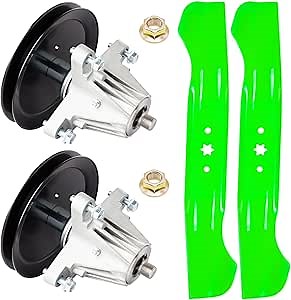 46 inch Deck Spindle Blade Rebuild Kit Fit for Cub Cadet XT1-LT46 XT2-LX46 Craftsman MTD T240 T225 T8200 T8600 T3100 T2800 Lawn Mower Replaces 918-06977 618-06977 918-06977A 742-04290 942-04244