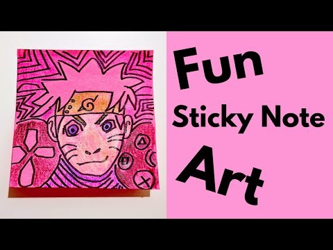Sticky Note Art Tutorial