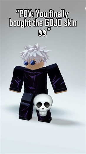 This Gojo Skin Is INSANE 🔥 #roblox #rblx #robloxshorts
