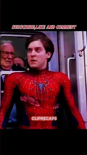 Spider-Man Stops The Runaway Train! 🕸️ (2004) #shorts #movie #entertainment