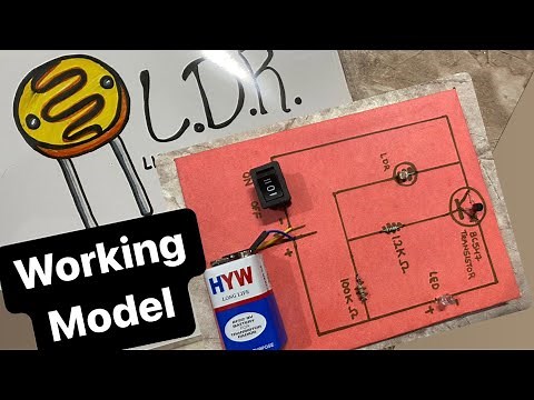 LDR Working Model Class 12 Physics | The Project Factory