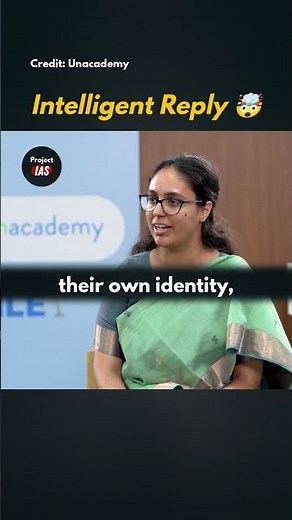 Intelligent Reply 🤯 IAS Interview | Study Motivation