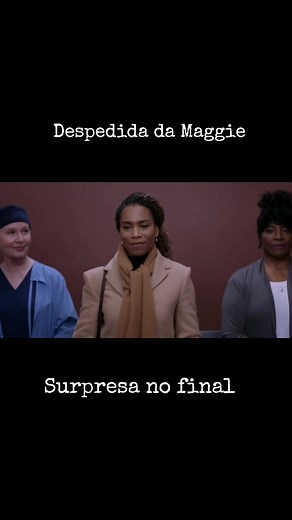 Despedida Emocionante da Maggie em Grey's Anatomy