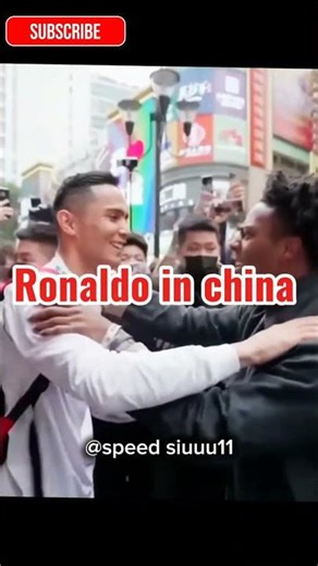 Chinese Ronaldo Looks REAL? Speed’s Messi Reaction is CRAZY 😭🤣 #ishowspeed #edit