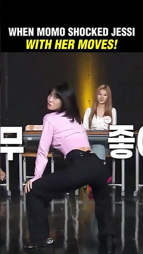 when TWICE's Momo shocked Jessi with her dance moves