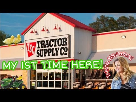 TRACTOR SUPPLY SHOP WITH ME MY 1ST TIME!