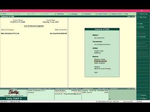 3.1 Recording day to day Entries in Tally Introduction | Tally ERP 9 Full Tutorial in English