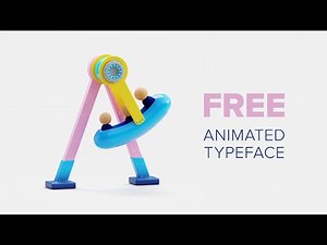 FREE ANIMATED 3D TYPEFACE by Cinema 4D Journey students