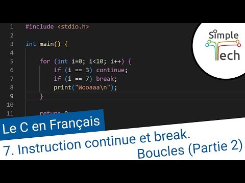 Programmation C - 7. Continue et break - Les boucles (partie 2)