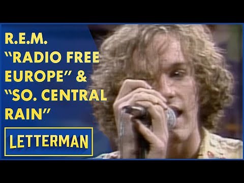 R.E.M. Performs "Radio Free Europe" & "So. Central Rain" | Letterman