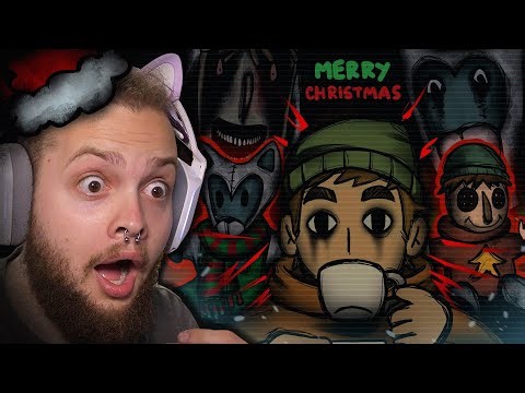 The Wolf Is Back 😳 (Foxymations A Nostalgic Game, The Christmas Route ANALOG HORROR FULL REACTION)