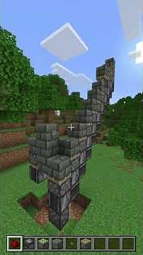 Minecraft Bedrock – escalator tutorial