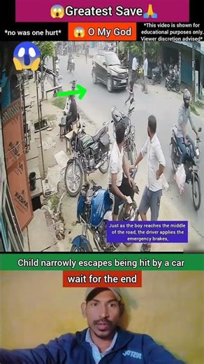 A major accident is averted due to the driver's presence of mind. | amazing videos |#shorts #respect