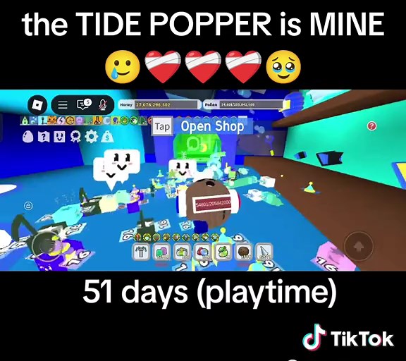 El TIDE POPPER en Bee Swarm Simulator: ¡Lo tengo!