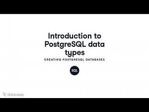 Introduction to PostgreSQL Data Types | PostgreSQL