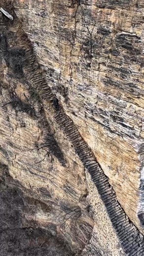 Tangga Monyet Taihang, Jalur Hidup di Tebing China
