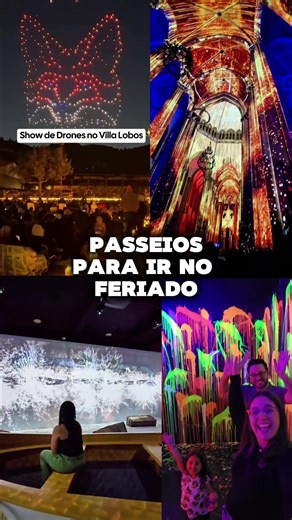 Passeios para fazer nesse feriado em família! 🤩 Todos com cupom de desconto: SOULDEVIAGEM10 🛳 Titanic - uma viagem imersiva @expo_titanic 💰A partir de R$ 45,00 ✨️Luminiscence - Show imersivo na Catedral da Sé @lumini.scence 💰a partir de R$ 75,00 🕯Drone Art - Pq Villa Lobos @droneart_show 💰 a partir de R$ 64,90 🎈Dopamineland @dopamineland.experience 💰a partir de R$ 55,00 Comenta QUERO que te mando os links! E já manda para quem vai com você! @feverbr #feverambassador #passeiosemsp #passei