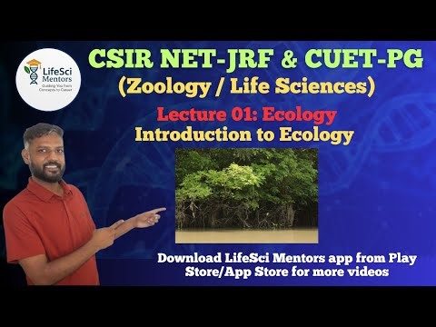Lecture 01 Ecology