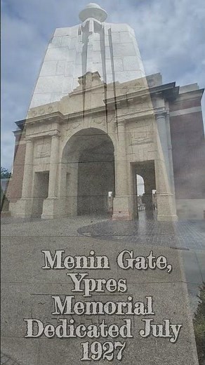 From Gas to Glory – The Brooding Soldier & Menin Gate Tribute #history #ypres#canada ##greatwar