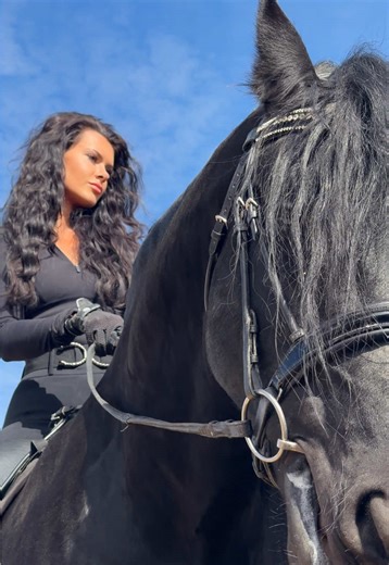 Friesian dressage 🤍#friesiandressage #friesianstallion #dreamhorse | horses