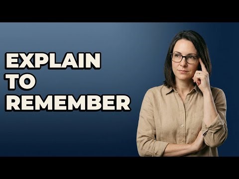 How Does Explaining Concepts Improve Word Recall?