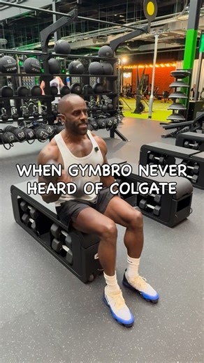 Bro, have you never heard of Colgate before? 😷🤢 #gym #gymbro #brushyourteeth #yourbreathhasitsownmembership | Jacob Wright